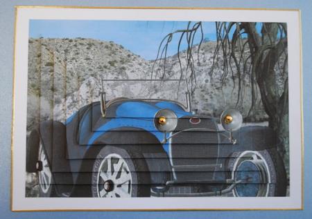 Vintage Car A4 Pyramage Kit by Kristina Norbat