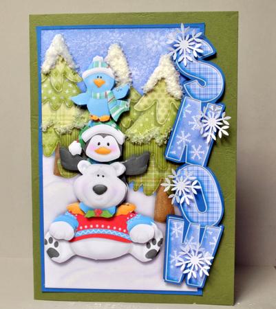 Polar Pals Christmas Over the Side by Kristina Norbat