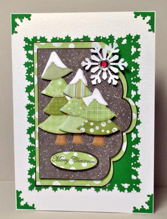 Christmas Triple Trees by Kristina Norbat