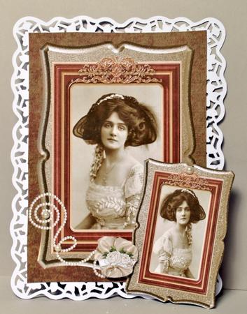 Vintage Lady in Beautiful Dress by Kristina Norbat