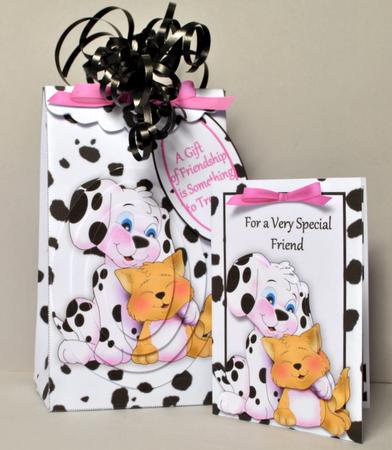 Pinch Gift Bag + Card - a Gift of Friendship by Kristina Norbat