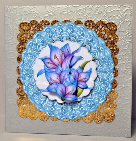 Broderie Anglaise Frames Decoupage Deep Colours by Kristina Norbat