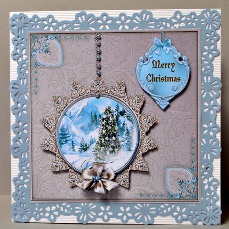 Winter Through the Looking Glass 5x5 Decoupage - Coffee by Kristina Norbat