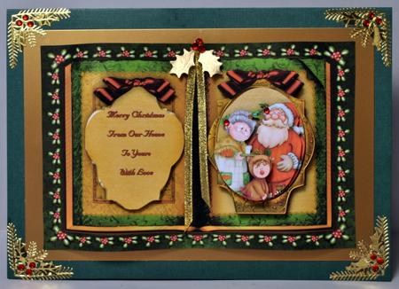 From Our Family to Yours Card Front and Step by Step by Kristina Norbat