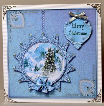Winter Through the Looking Glass 5x5 Decoupage - Ice by Kristina Norbat