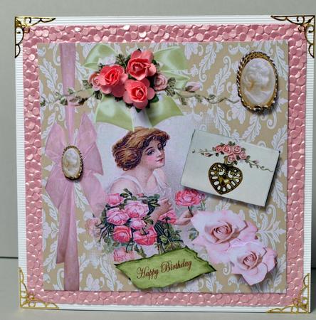 Beautiful Vintage Lady Collage by Kristina Norbat