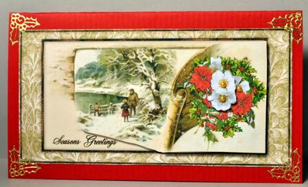 Vintage Snowscene by Kristina Norbat