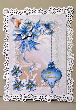 Bleu Satin Silver Beauty by Kristina Norbat