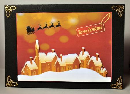 Snowy Village Christmas Eve Step by Step by Kristina Norbat