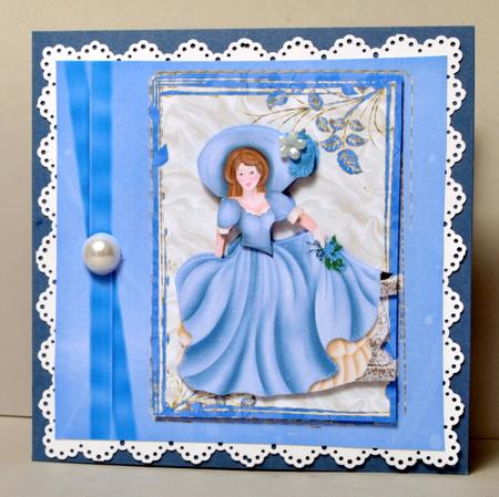 Victorian Lady in Blue by Kristina Norbat