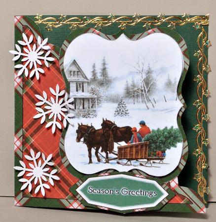 Beautiful Holiday Card by Kristina Norbat