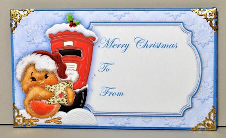 Christmas Robin Money Wallet Gift Envelope by Kristina Norbat