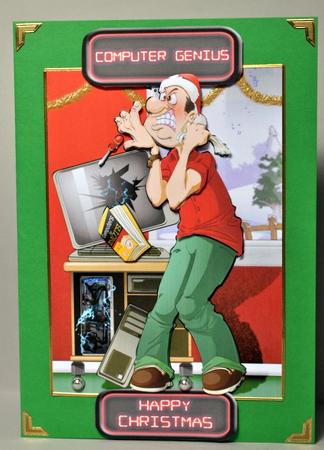 P.c. Repair Dude Christmas by Kristina Norbat