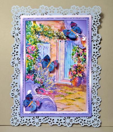 Cottage Garden and Butterflies. Step by Step Decoupage by Kristina Norbat