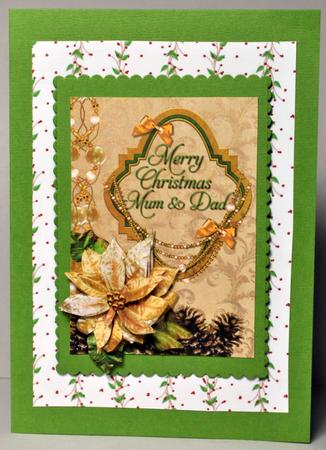 Parents & Pointsettia 2 by Kristina Norbat