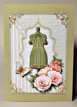 Mannequin and Roses Topper & Decoupage by Kristina Norbat
