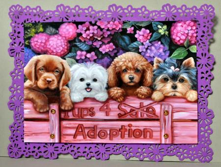 Cats N Dogs Galore Toppers by Kristina Norbat