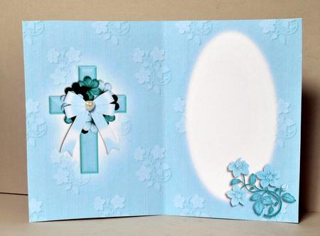 Oval Cross in Turquoise Insert by Kristina Norbat