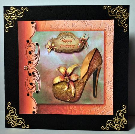 Orchid Shoe with Tag by Kristina Norbat