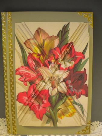 Colourful Lillies Side Step Stacker by Kristina Norbat