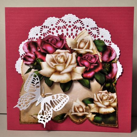 Antigue Roses Over the Edge by Kristina Norbat