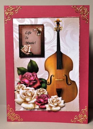 Life is Music and Antique Roses by Kristina Norbat
