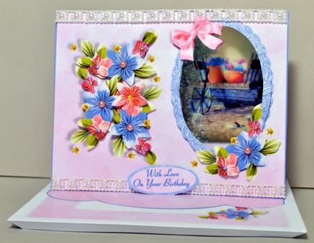 C-thru Easel 3D Card Kit - Garden Fantasy by Kristina Norbat