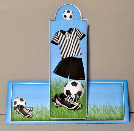 Football Sport Bookmark Card N Envelope by Kristina Norbat