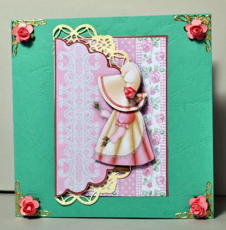 Dusky Rose Envelope Card by Kristina Norbat