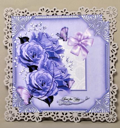 8x8 Lavender Roses by Kristina Norbat