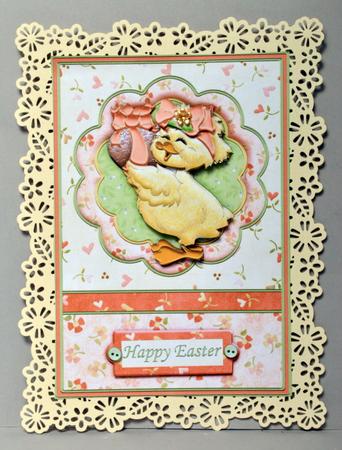 Easter Chick & Egg Topper & Decoupage by Kristina Norbat