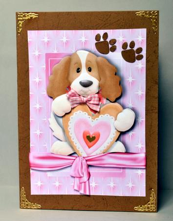 My Little Love Puppy in Star Frame by Kristina Norbat