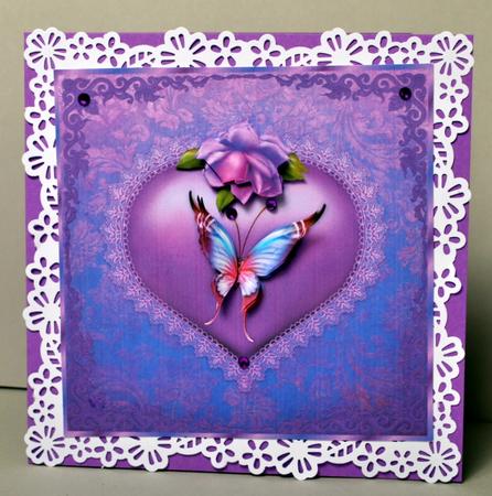 Hearts Roses and Butterflies by Kristina Norbat