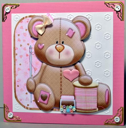 Stitchy Bear, Over the Edge by Kristina Norbat