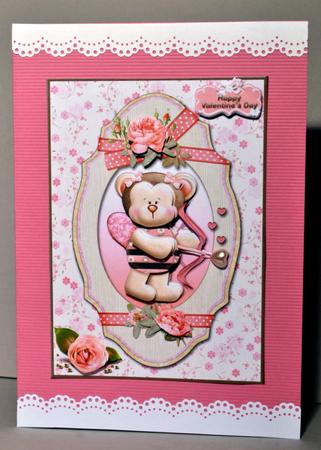 Bumbly Bear with Bow and Arrow by Kristina Norbat