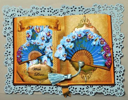 Vintage Book with Fan by Kristina Norbat
