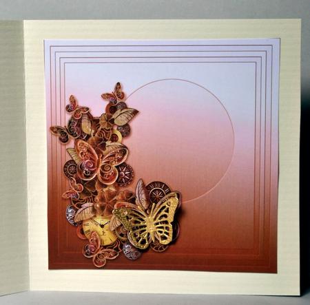 Copper Girly Steampunk - 8in x 8in Insert Plate by Kristina Norbat