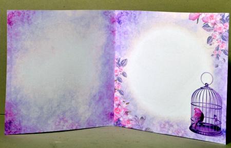Birdcage and Flowers 6x6 Insert for Cup284798_56 by Kristina Norbat