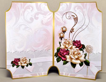 Antique Roses and Swirls by Kristina Norbat