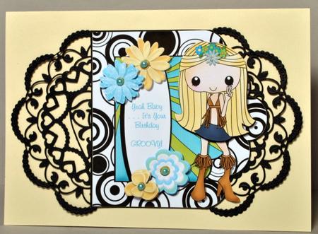 Groovy Chic Double Scallop 8x8 Topper by Kristina Norbat