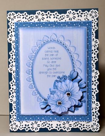 Overcoming the Pain Card Topper 2 by Kristina Norbat