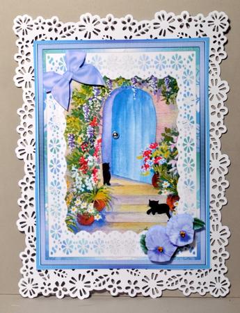 Watercolour Cottage Garden 2 Decoupage Sheet by Kristina Norbat