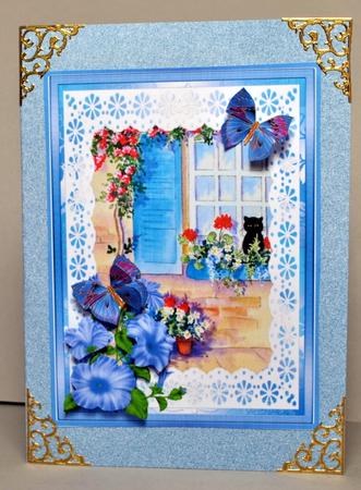 Watercolour Cottage Garden 3 Decoupage Sheet by Kristina Norbat