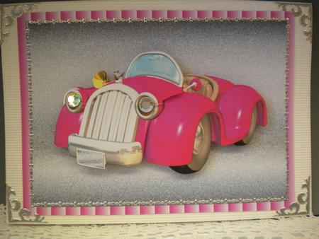 Pink Girlie Car by Kristina Norbat
