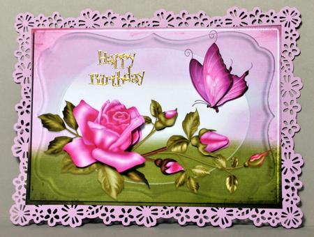 Rose and Butterfly by Kristina Norbat