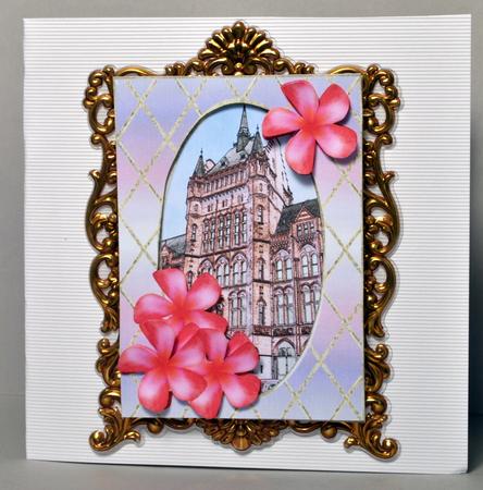Frangipani Framed Town Hall by Kristina Norbat