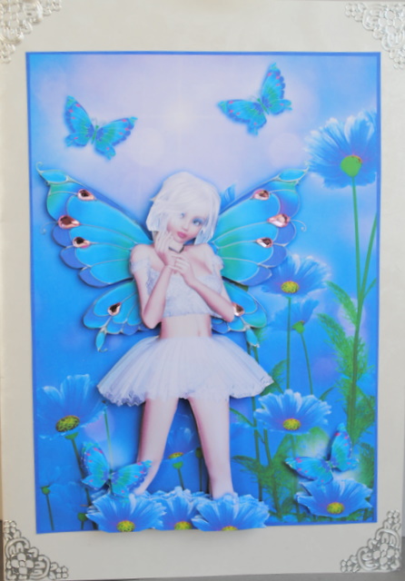 Butterfly Fairy World Topper & Decoupage by Kristina Norbat