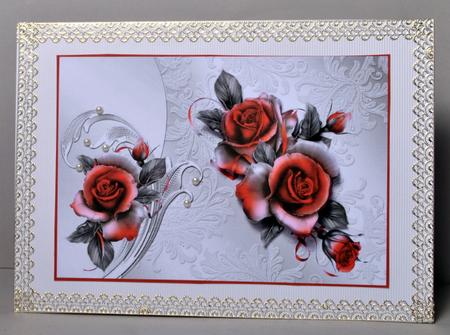 Scarlet Roses by Kristina Norbat