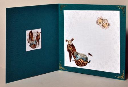 8x8 Leopard Shoes Insert Plate by Kristina Norbat