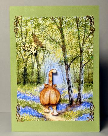 A Walk in Bluebell Woods by Kristina Norbat